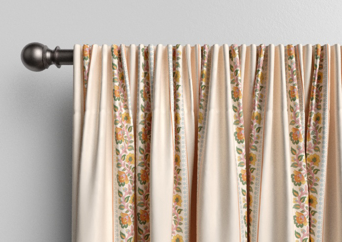 Petal & Block Bethea, Marigold - Made to Measure Curtains - Image 9